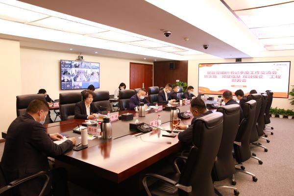 公司召開2022年第一次基層黨組織書記季度工作交流會暨實施“黨建強基 雙融強企”工程部署會