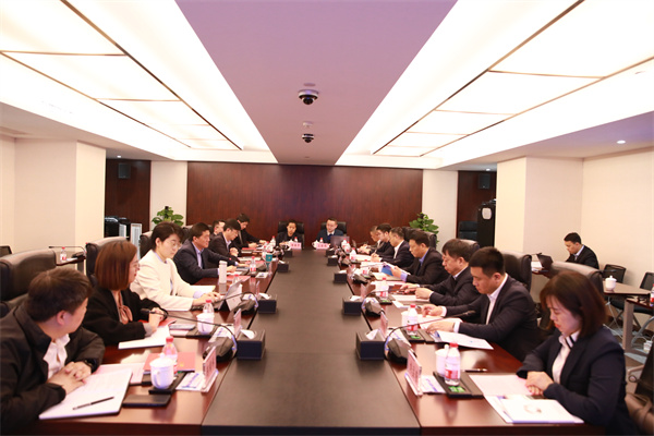 濟(jì)寧能源黨委書記、董事長(zhǎng)張廣宇一行到訪我司