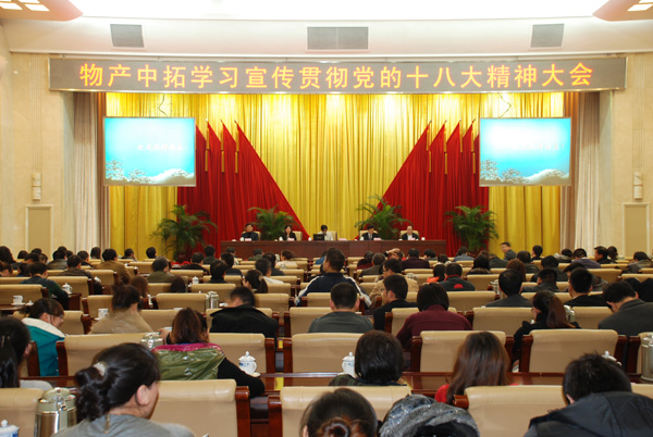 公司學(xué)習(xí)傳達(dá)十八大報(bào)告精神